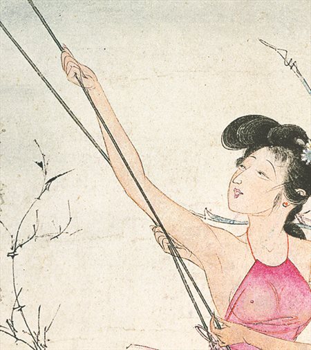 茶陵-胡也佛的仕女画和最知名的金瓶梅秘戏图